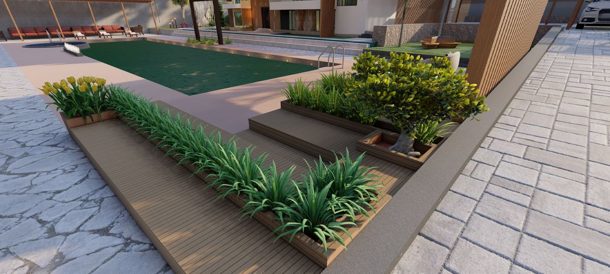 Seater Planter Cladding