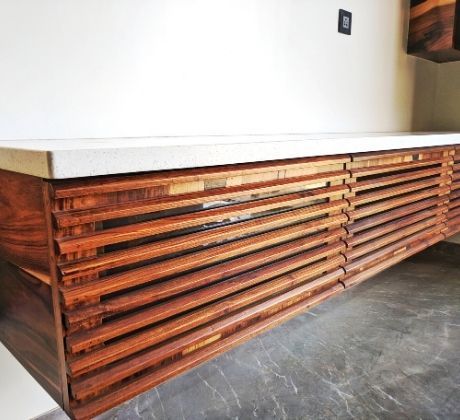 Customized furniture with recycled material