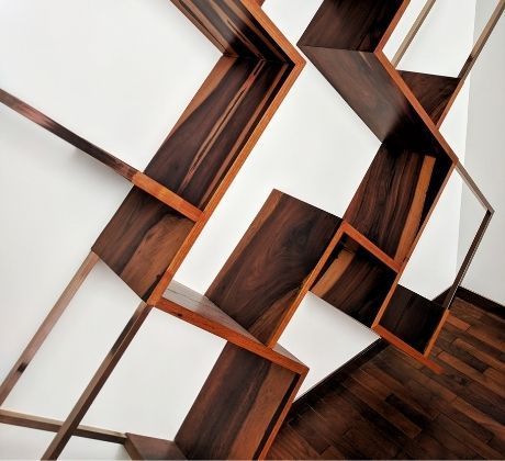 Book shelves using PVC Boards