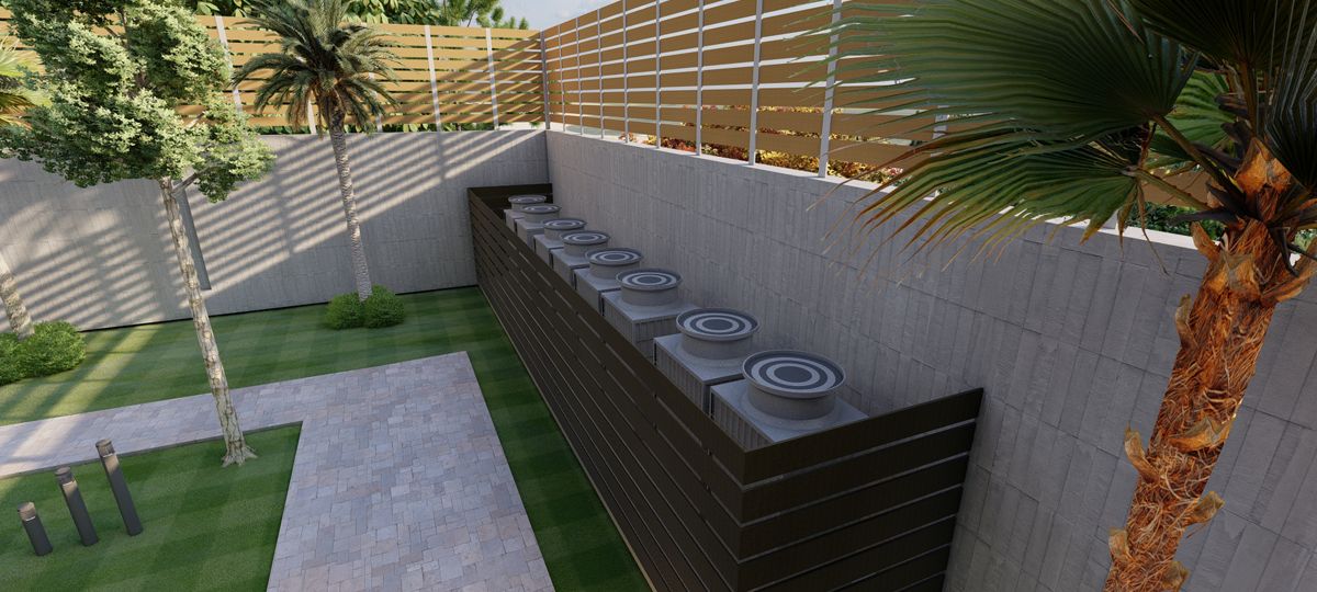 HVAC Outdoor Unit Covering