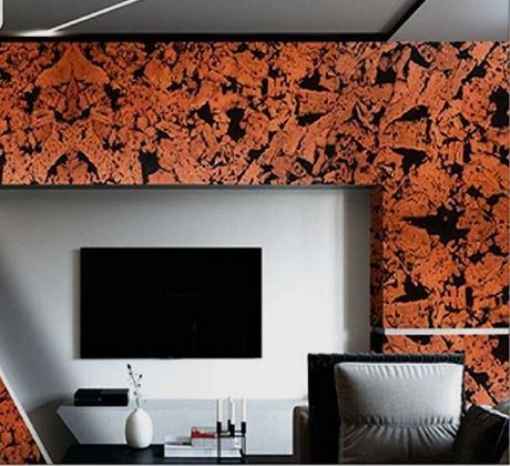 TV unit using PVC panels
