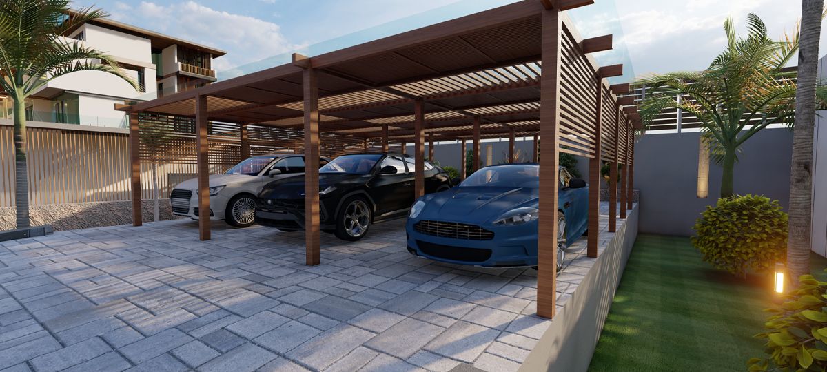 Designer Trellis Pergola