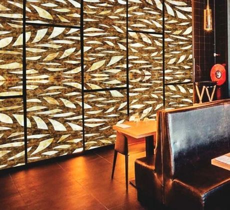 Jali cut HPL panels for interiors