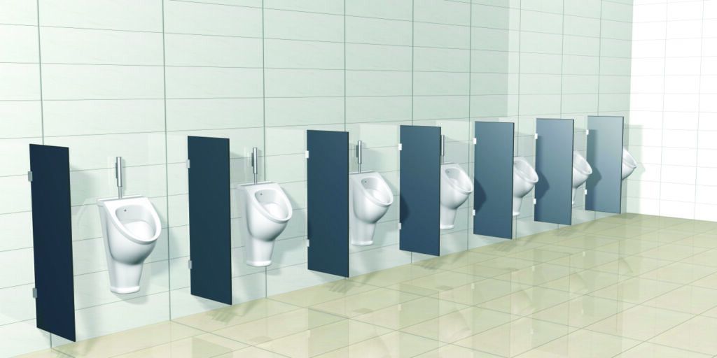 Urinal Partition Royal Blue